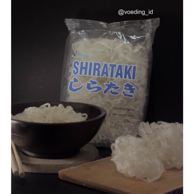 

Mie Shirataki / Mie Shirataki Kering / Dry Shirataki Noodles