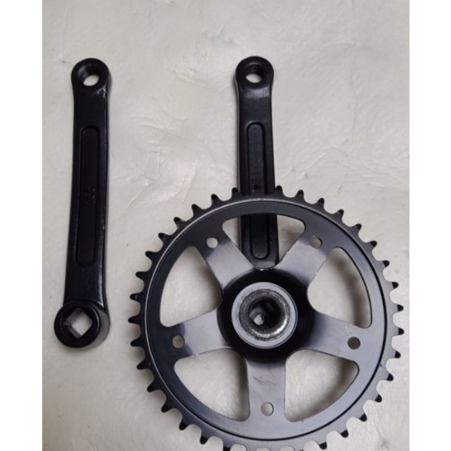 1 pasang Crank/piringan Sepeda 36 T Mur As BB kotak,Pasak Mtb Dan Mini