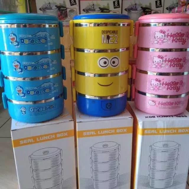 Rantang 4 susun karakter/Rantang 4 susun stainless