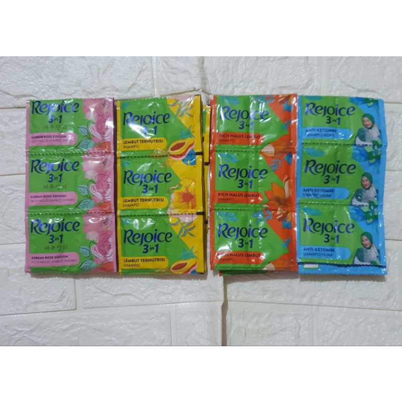 Shampo REJOICE 3in1 Sachet 10 ml
