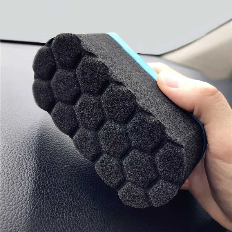 FLARESTAR Sponge Waxing Mobil Car Wash Cleaning Polishing - FLS50-Hitam