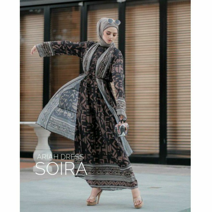 Set ariah soira original brand /setelan dress auter bangkok premium import