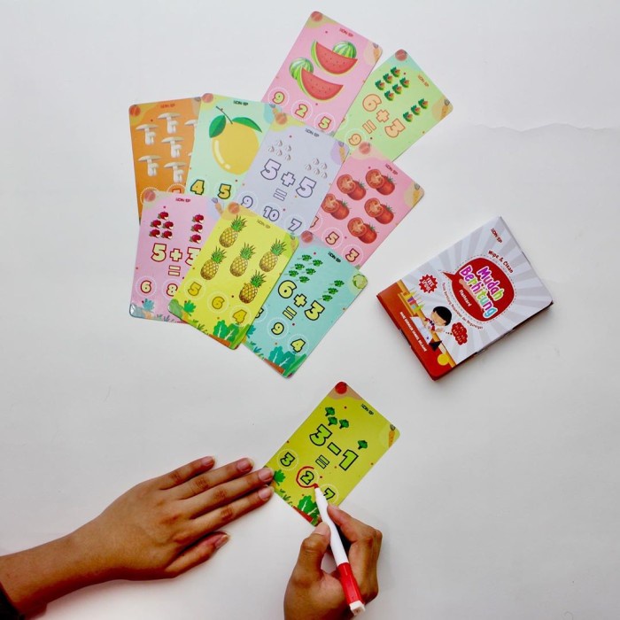 

Mudah Flash Card Edukasi Anak Kartu Mainan Balita 6 Tahun Flashcard Hitung Promo