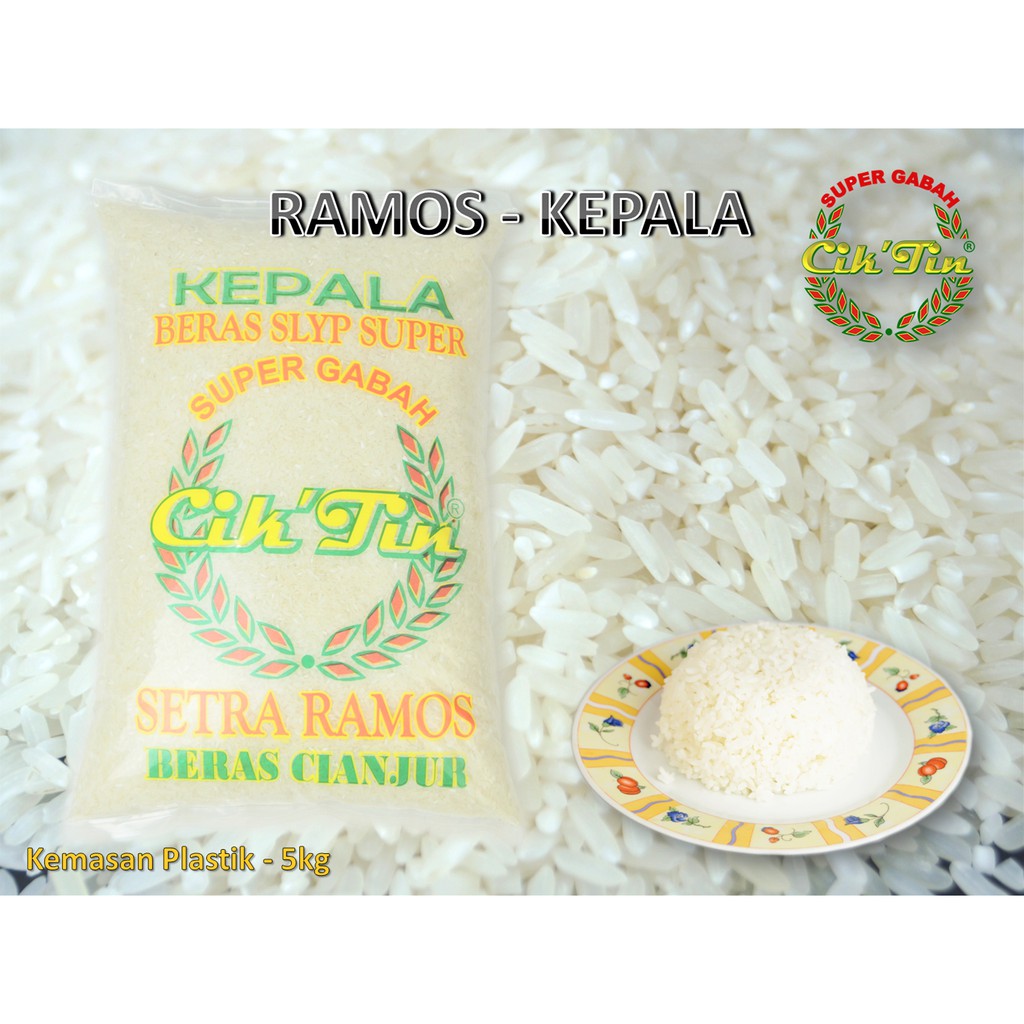 

Cik'Tin Beras - RAMOS KEPALA - Beras Cianjur 5kg.