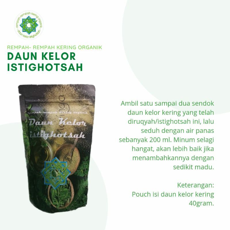 

teh tubruk daun kelor isi 40g