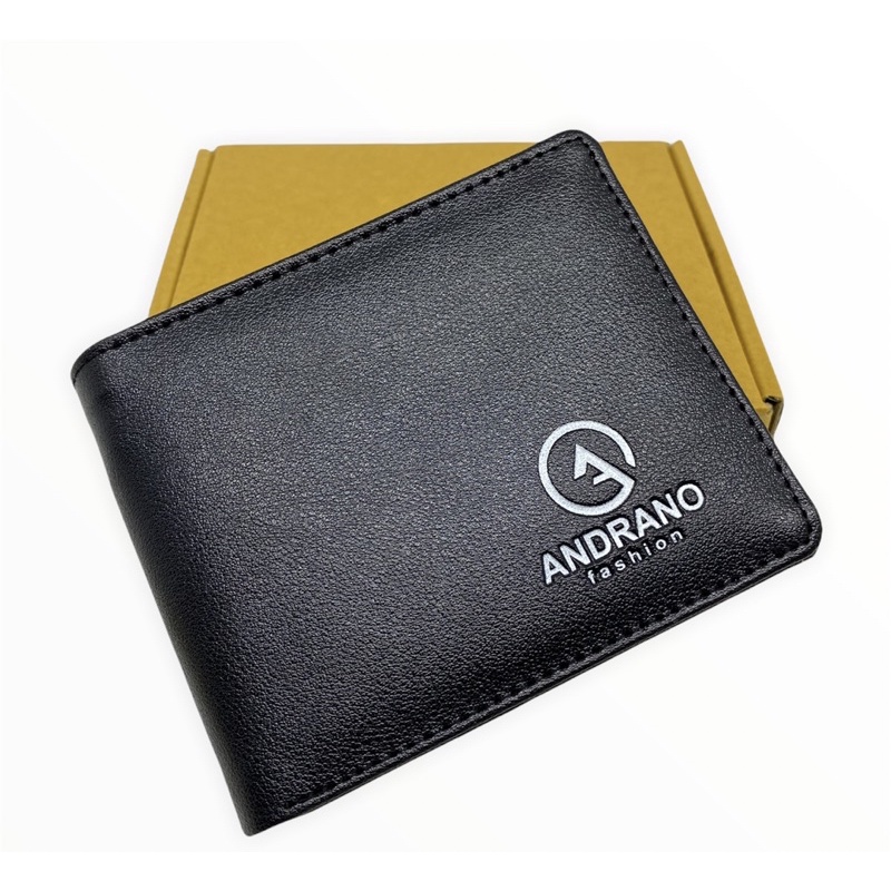 DOMPET PRIA KULIT SINTETIS ANDRANO ORIGINAL PRODUK DOMPET PRIA KARTU SIMPEL DOMPET PRIA MURAH MERIAH