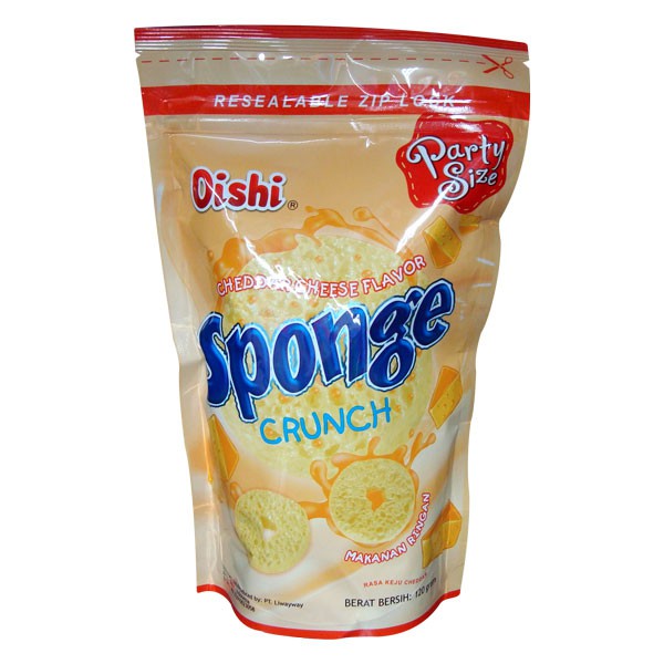 

Oishi Sponge Crunch Keju 120G