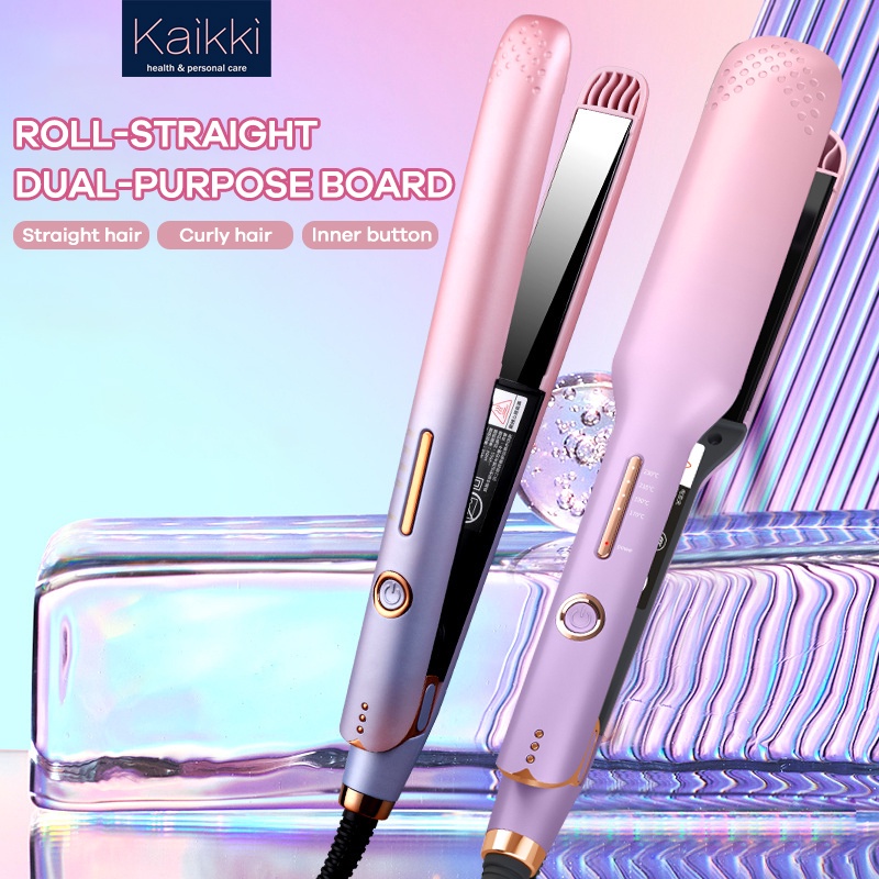 Kaikki Catokan Rambut Mengeriting/Meluruskan-Kontrol suhu cerdas Hair Straightener Catokan Rambut Infrared Ceramic