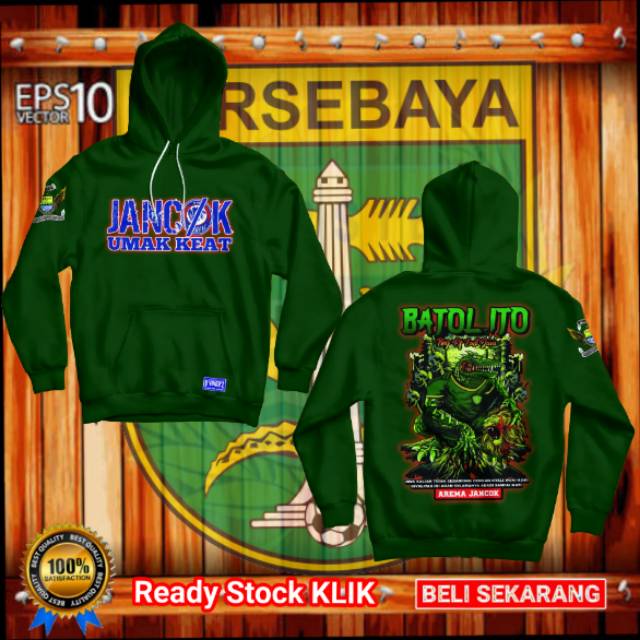 Sweater Arema jancok Persebaya Bonek