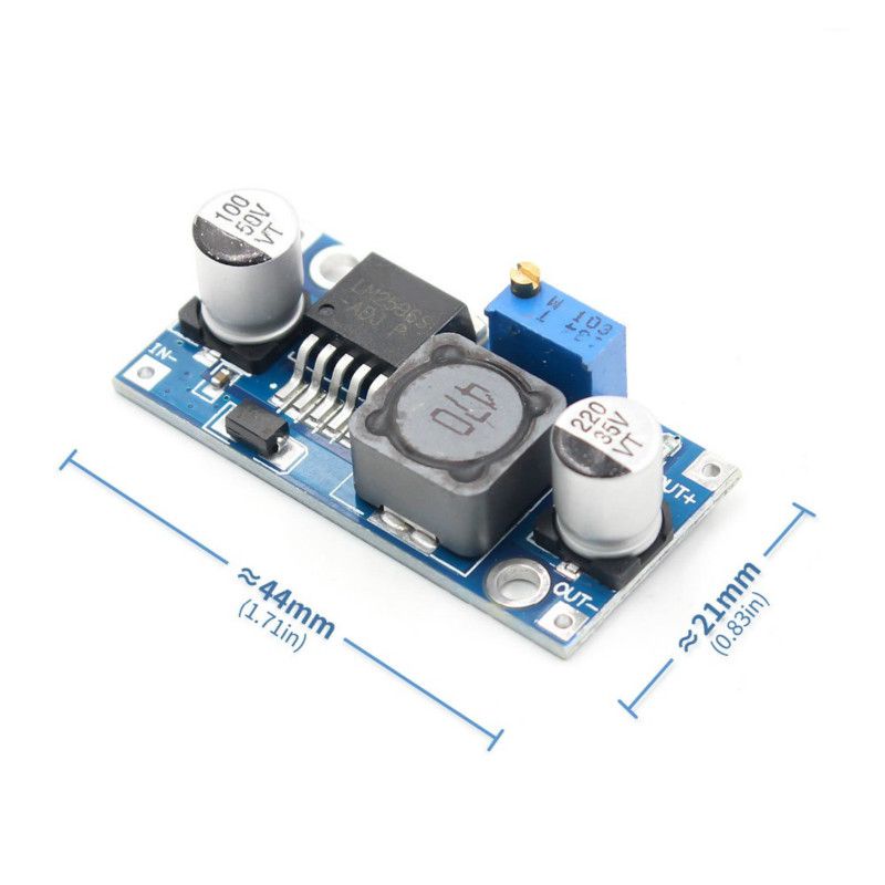 MODUL STEP DOWN LM2596 LM2596S DC-DC 3-40v Modul Regulator Voltase Step-Down Adjustable 3A