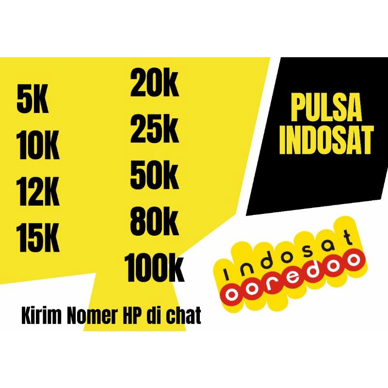 PULSA INDOSAT MURAH 5K-100K