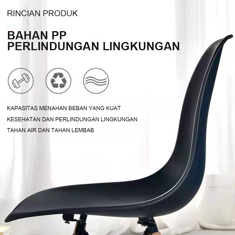 Weyon Sakura chair Kursi restoran kursi kopi modern sederhana bergaya Eropa kursi cafe