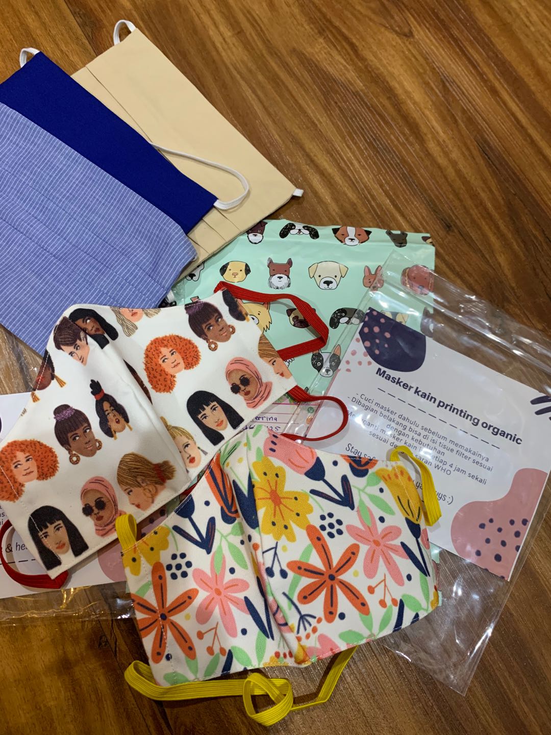 Pelunasan Masker Kanvas 2pcs