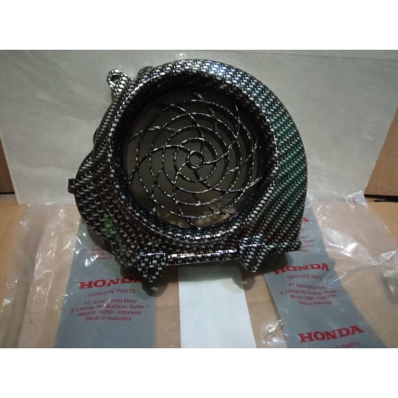 Tutup kipas karbon bahan original HONDA BEAT FI PERTAMA 2012 2014