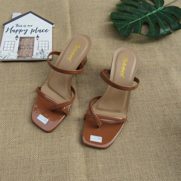 Sandal Hak Tahu Wanita Tali 5cm BG-02