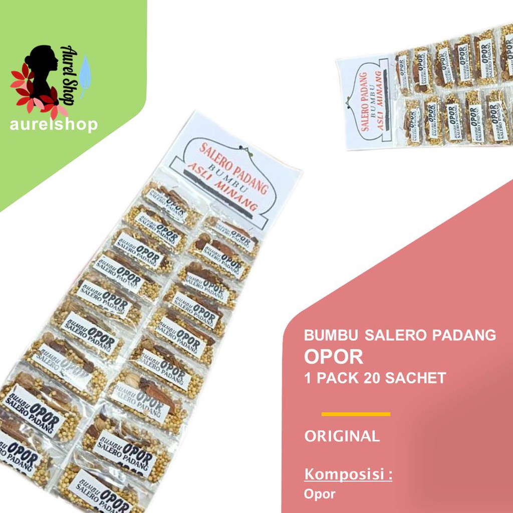 

SALERO PADANG Bumbu Opor kemasan Sachet