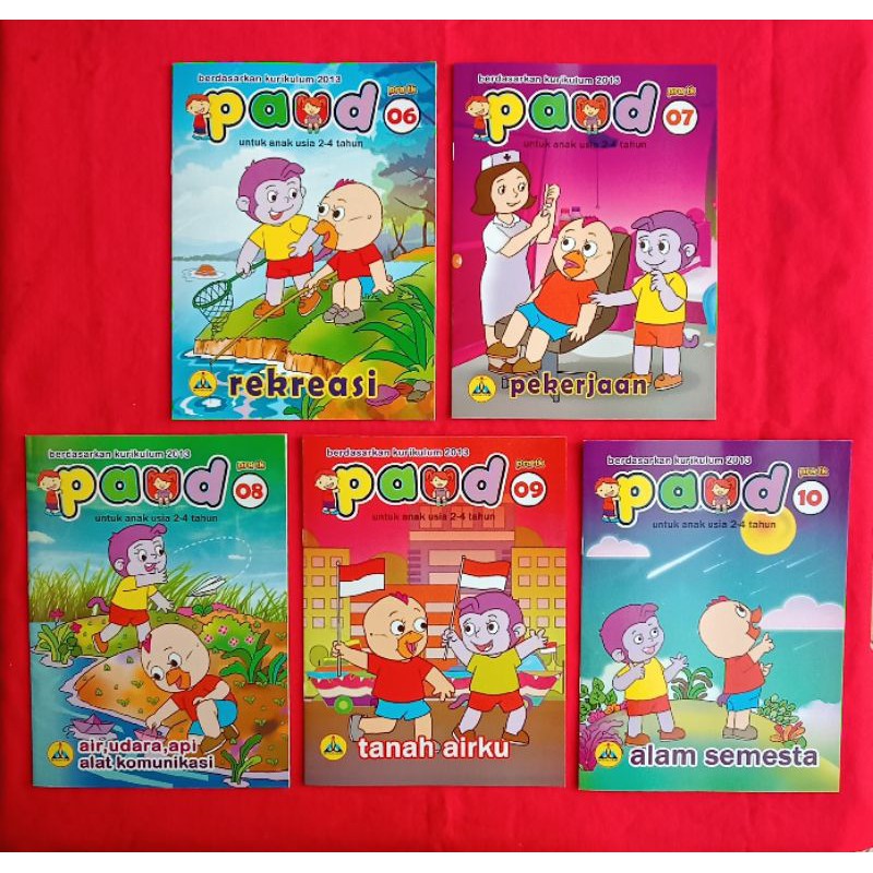 MAJALAH TK PAUD. PAKET MAJALAH PAUD PRA TK SEMESTER 2, CETAKAN & COVER TERBARU 2021.