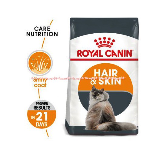 Royal Canin Hair and Skin Cat Food Makanan Kucing  400gram