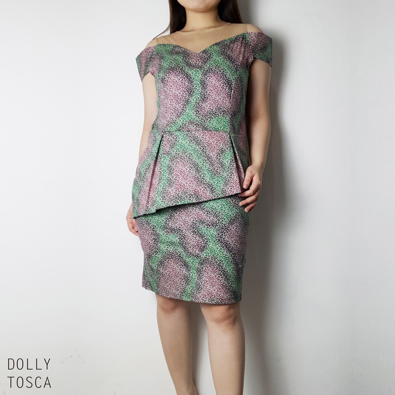 DOLLY DRESS - Dress Batik Wanita Terusan Wanita