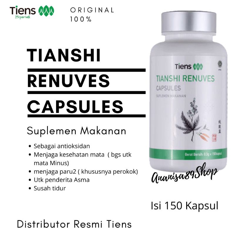 TIANSHI RENUVES CAPSULES 100% ORIGINAL