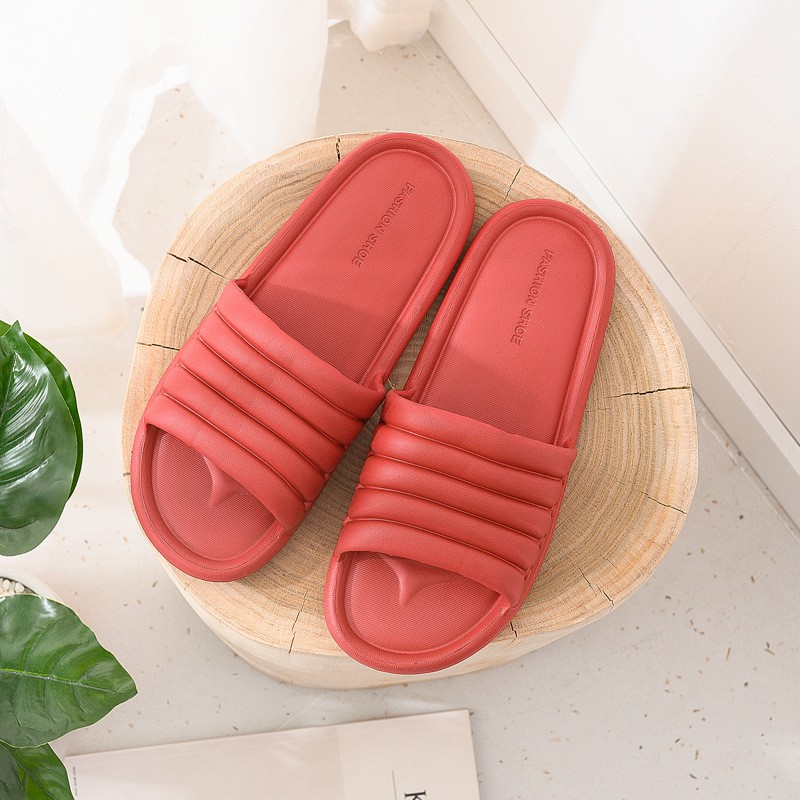 ✨✨004 OSGalery Sandal CANDY EVA color indoor outdoor Rumah Kamar Mandi Anti Slip Empuk✨✨-MERAH