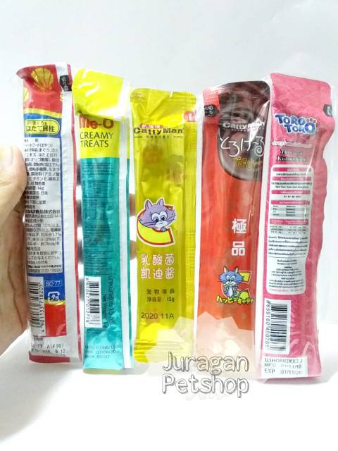 Snack Mix Liquid Kucing (5 SACHET) |Mix Cat Snack Liquid|Snack Kucing