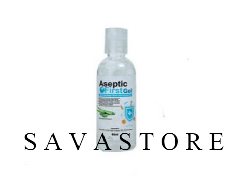 ASEPTIC FIRST HANDSANITIZER GEL 60ML FLIPTOP SIAP PAKAI - ECER GROSIR