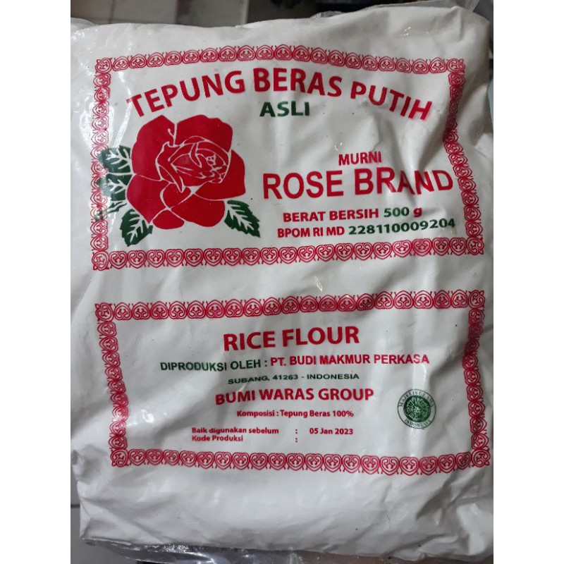 

tepung beras putih rose brand 500gr