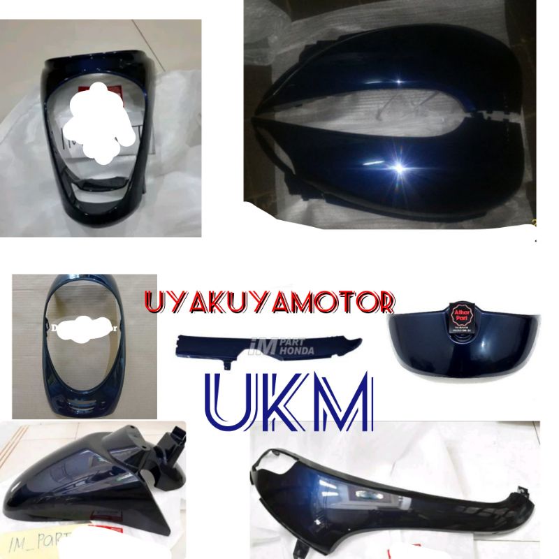 full halus body scoopy fi biru navy biru dongker 2015-2016
