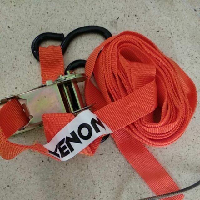 Xenon 400kg Tali Pengikat Barang Motor Ratchet Tie Down Set 1 In X 5 M