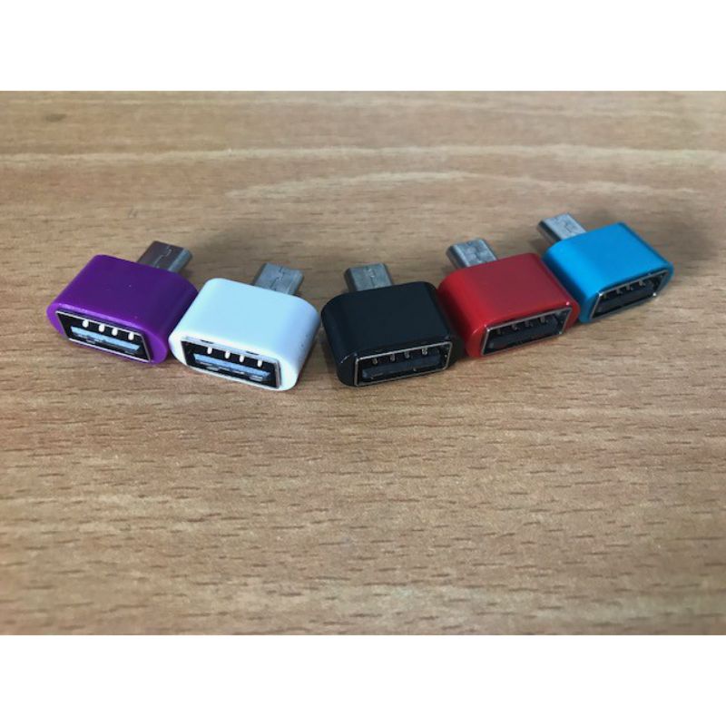 OTG MINI PERSEGI Micro USB Sambungan Port Konektor NON KABEL USB Female to Micro USB Male CONNECTOR