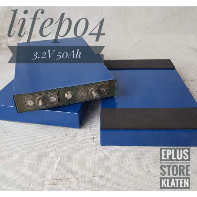 Baterai Lifepo4 3.2V 50Ah Prismatik 1-3C CCA 800-1000A BT101