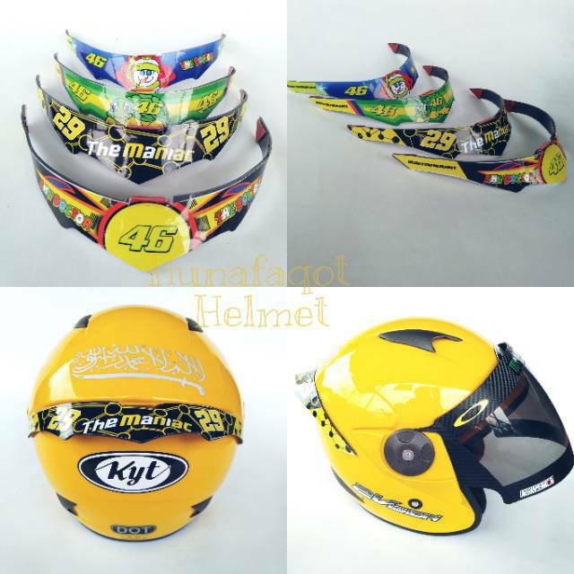 Spoiler Helm Kyt 2vision 2 Vision Motif Shopee Indonesia