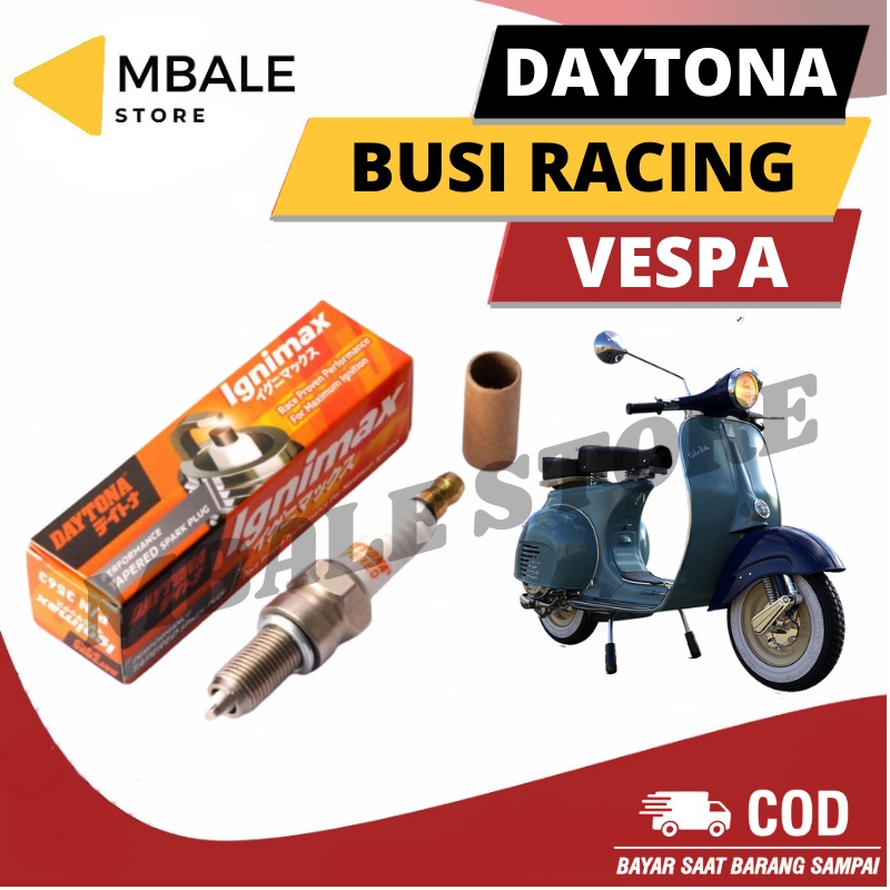 Busi Racing vespa Daytona Original Ignimax iridium (Drat Panjang & Pendek) 3562