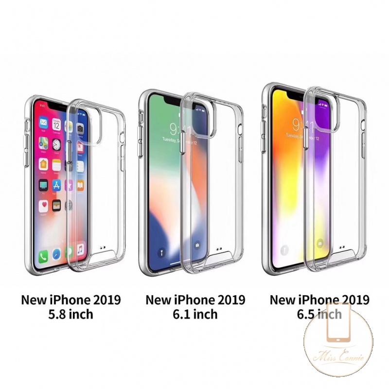 Bumper Case Bahan Akrilik Transparan Untuk Iphone 11 12 13 Pro Max 7 8 Plus Xs Max Xr