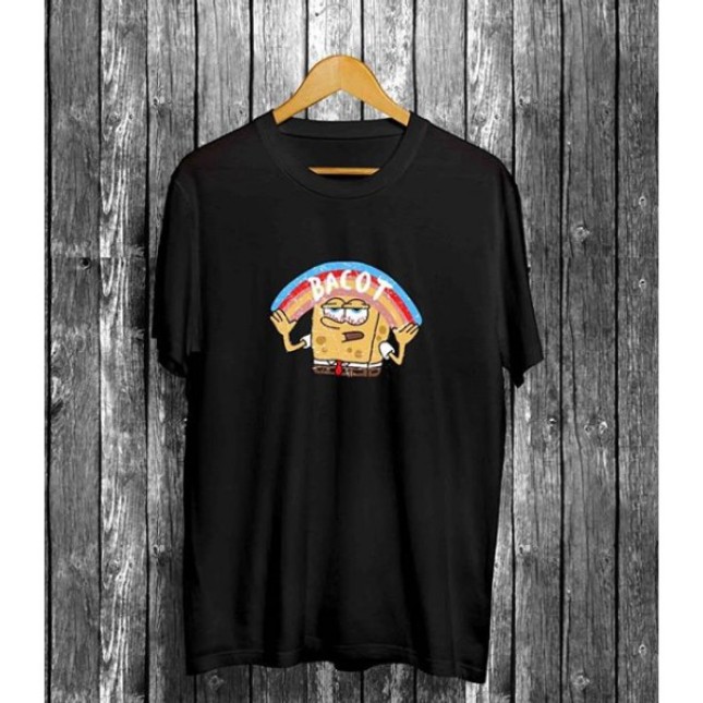 chubby fashion - Kaos Pria / Kaos Distro SPONGEBOB BACOT (DVE)