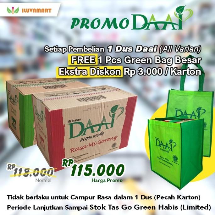 

Daai Soto / Mi Goreng /Dus 40 Bks Per Karton Mie Instant Vegan Grosir [Ready