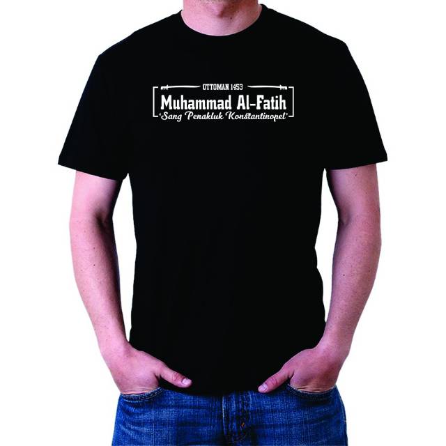Kaos Dakwah Islami | Kaos Distro Muslim | Muhammad Al-Fatih | Sablon Polyflex-0