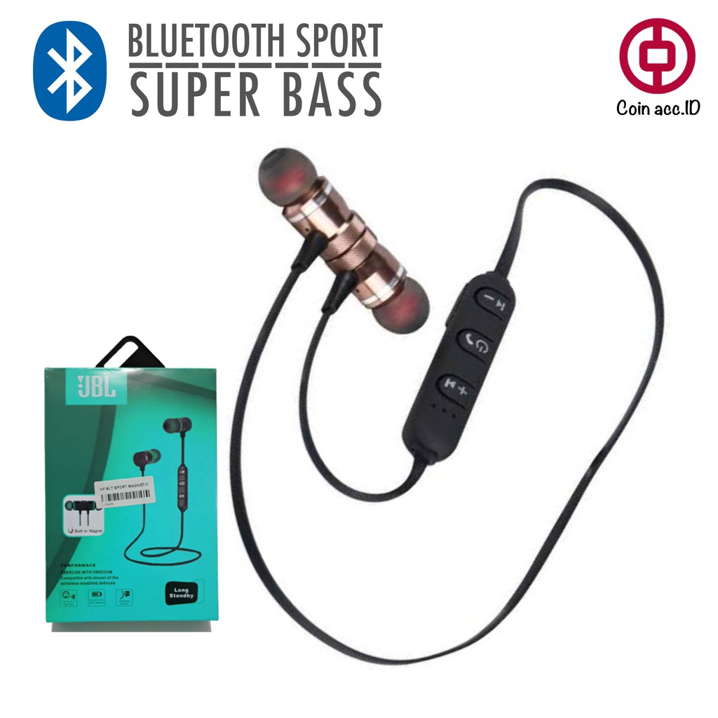 HANDSFREE BLUETOOTH MAGNETIC SPORT BASS by JBL - handfree/handset/headset bluetooth magnet wireless