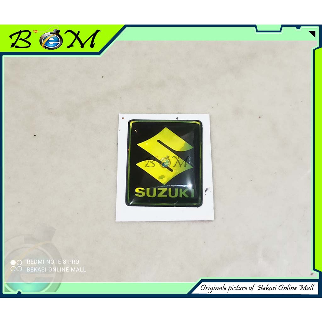 stiker emblem logo suzuki speedometer skywave hayate spin satria gold