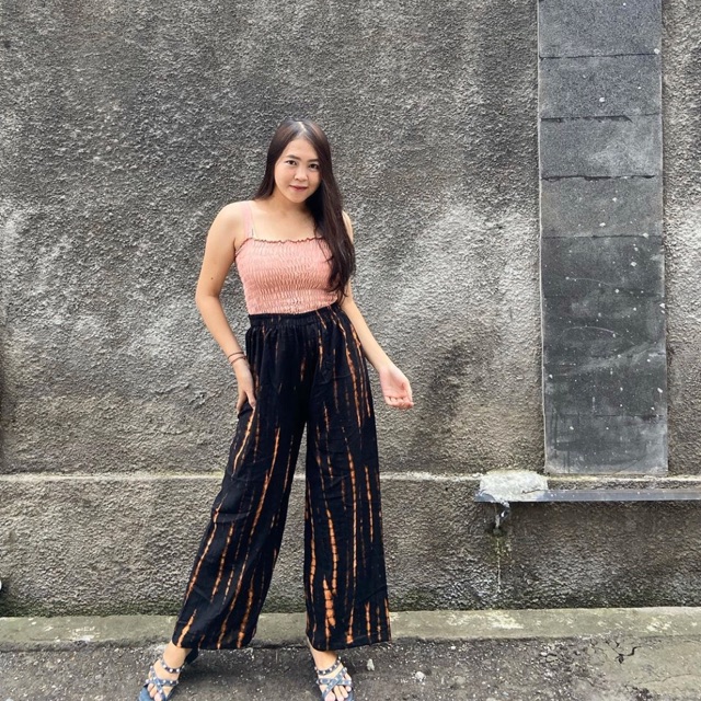 CELANA PANJANG KULOT TIE DYE BALI WANITA