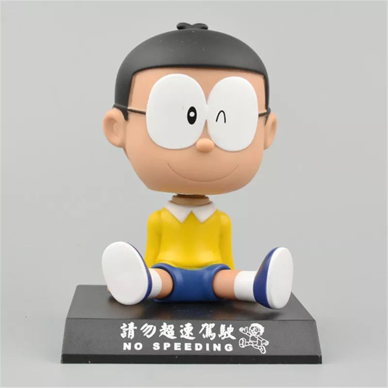 Figure Pajangan Dashboard Mobil Nobita Doraemon Kepala Goyang Bobble Head