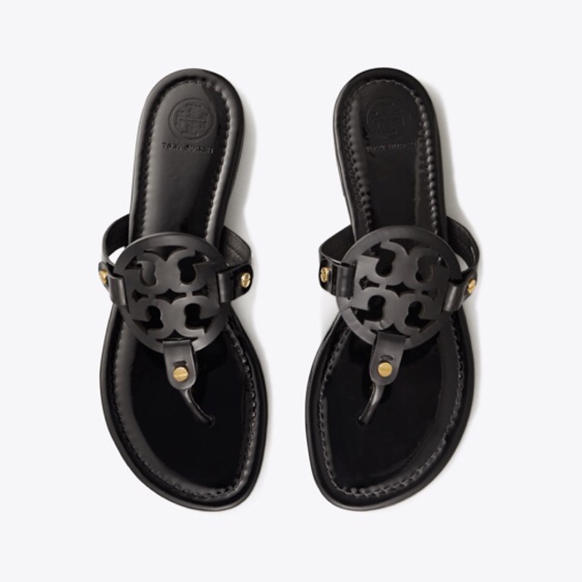 Tory burch Preloved Miller Thong Sandal leather authentic original second bekas sendal kulit