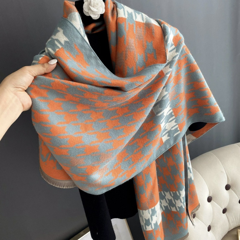 Syal &quot;Anna&quot; 65 x 185 Anggun mewah Bahan High Grade Cashmere Immitation