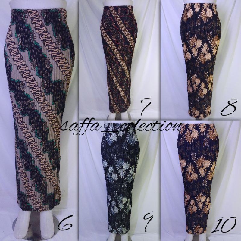 rok prisket batik/bawahan kebaya/rok batik prada/rok batik