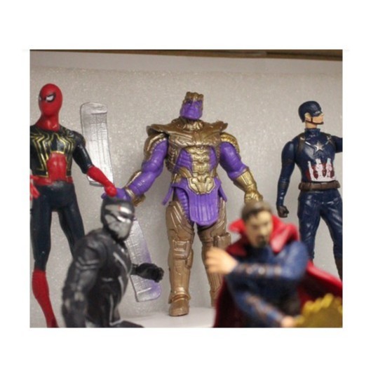 Action Figure Set Avengers End Game Karakter Marvel Thanos Thor 01E