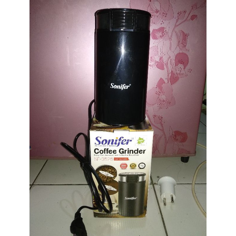 GILINGAN BIJI KOPI KACANG BUMBU MINI COFFEE GRINDER SONIFER SF-3526