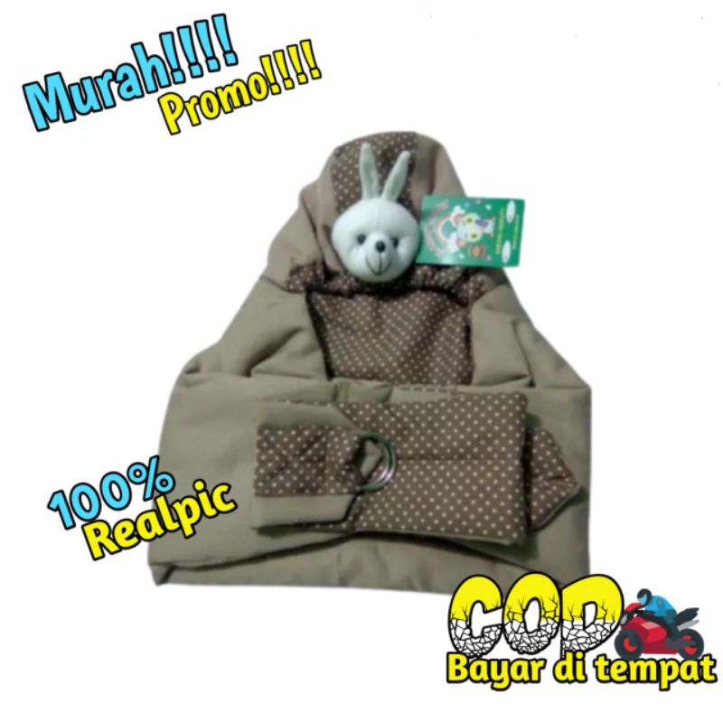 Gendongan bayi samping/aisan bayi/Sling baby boneka kelinci