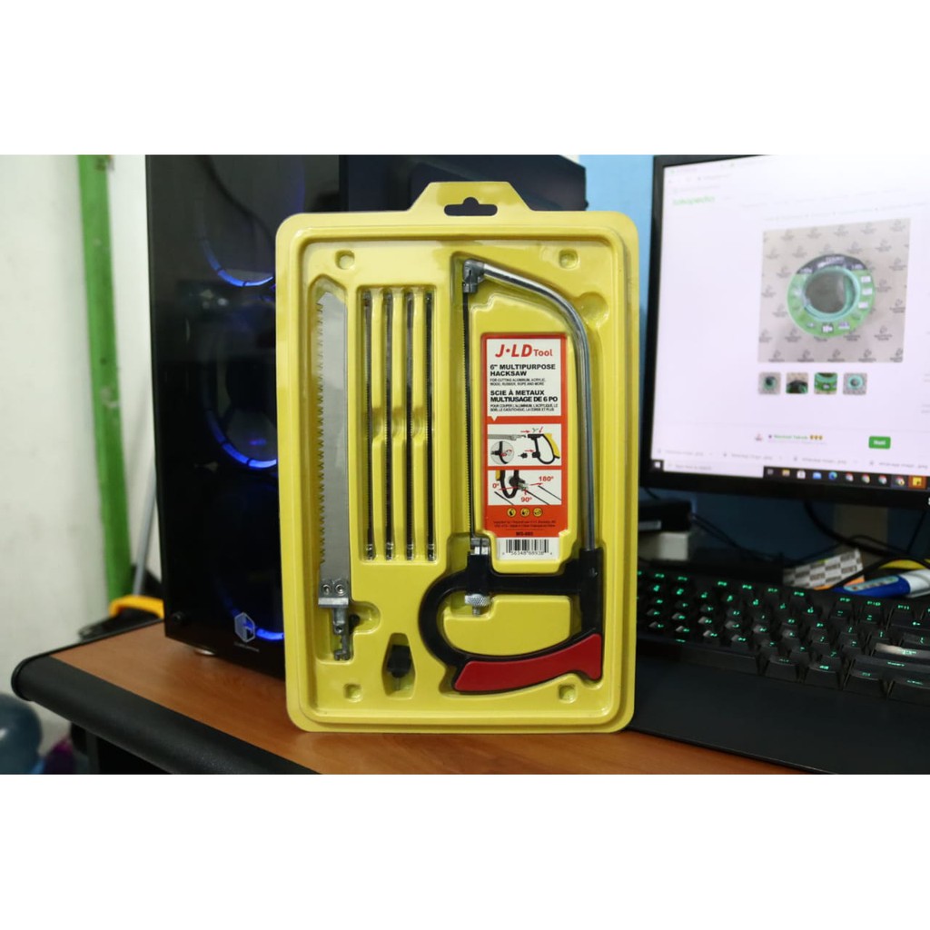 GERGAJI MULTIFUNGSI JLD TOOLS MS880 HACKSAW MULTIPURPOSE GERGAJI MINI