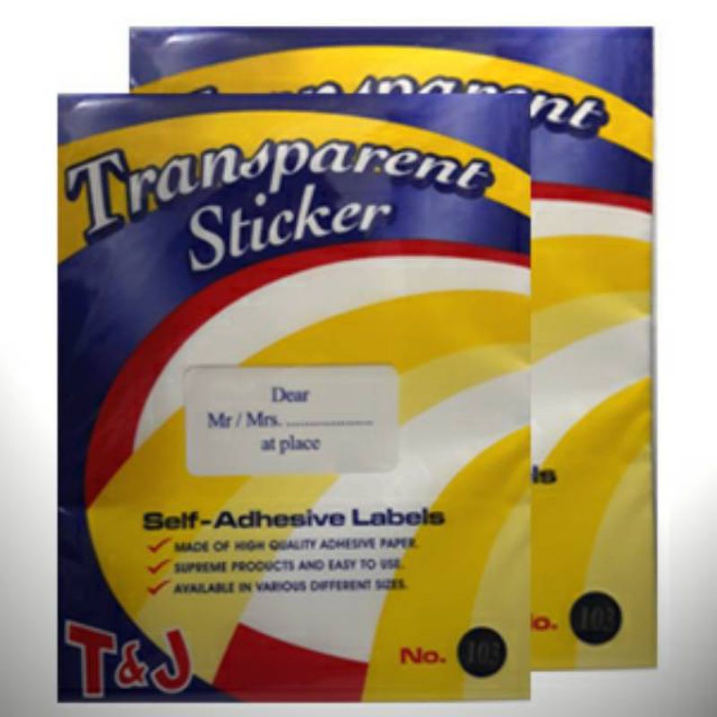 

Label Undangan Transparant 103 T&J